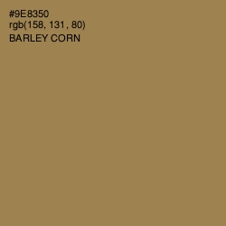 #9E8350 - Barley Corn Color Image